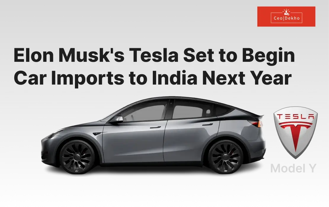 The Model Y is set to be Tesla's inaugural car available in India.